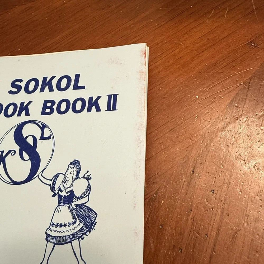 Sokol Cookbook II Sokolice Renata Tyrsova Cedar Rapids Iowa Recipes VTG 1988